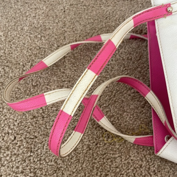 Kate Spade pink white striped purse - Picture 9 of 9